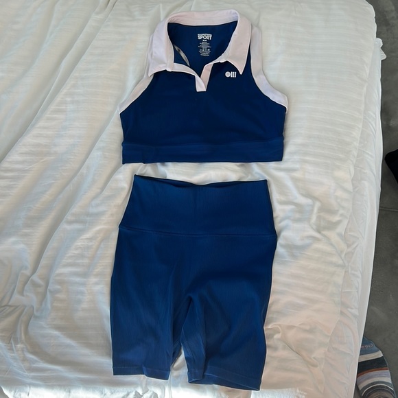 Solid & striped sport set - Picture 3 of 8